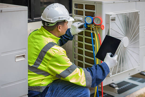 Professional Hvac Maintenance technician working in Allendale, MI